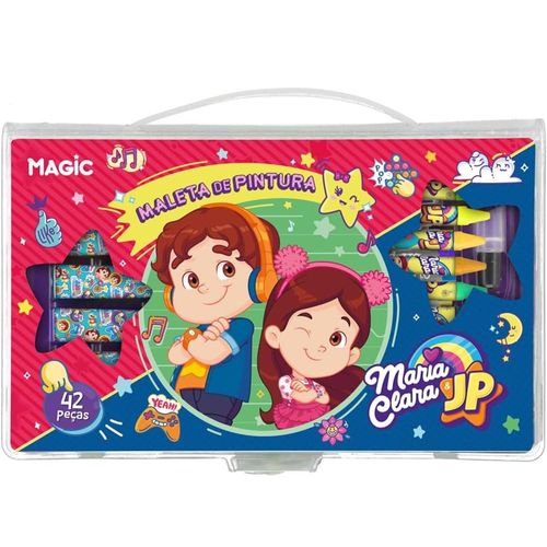 Maleta de Pintura Maria Clara e Jp Com 42 Peças