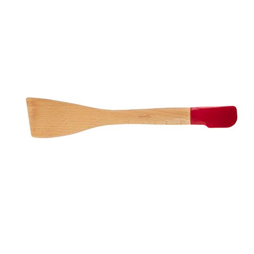 Espátula Ponta Dupla Madeira e Silicone Ecológica Chef'n