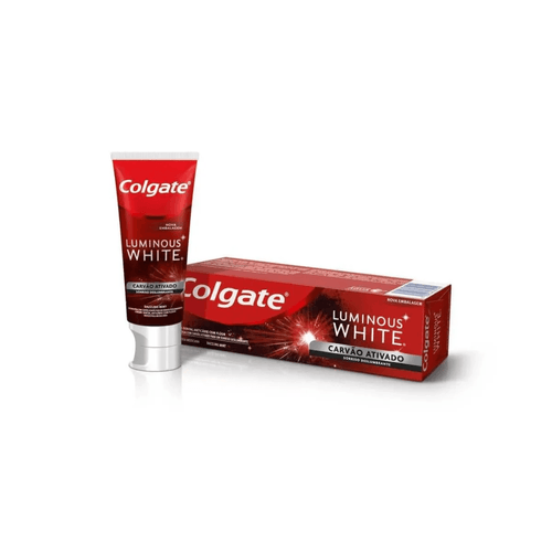 Creme Dental Colgate Luminous White Carvão Ativado com Flúor 70g