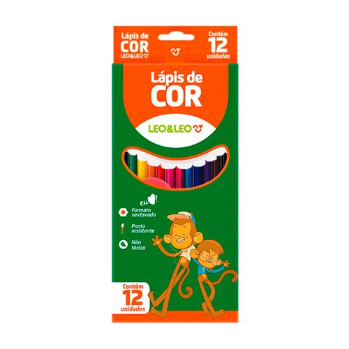 Lápis De Cor Leonora 12 Unidades