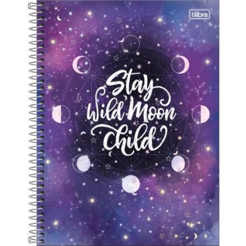 Caderno Tilibra Capa Dura Espiral 80 Folhas 1 Matéria Magic