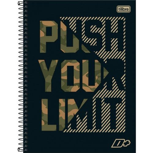 Caderno Tilibra D+ Capa Dura 1 Matéria Masculino 96 Folhas