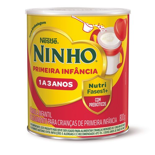 Ninho Fórmula Infantil Fases 1+ 800g