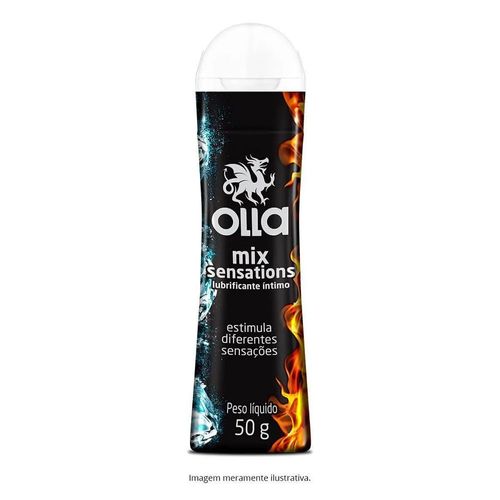 Lubrificante Íntimo Olla Mix Sensations 50g