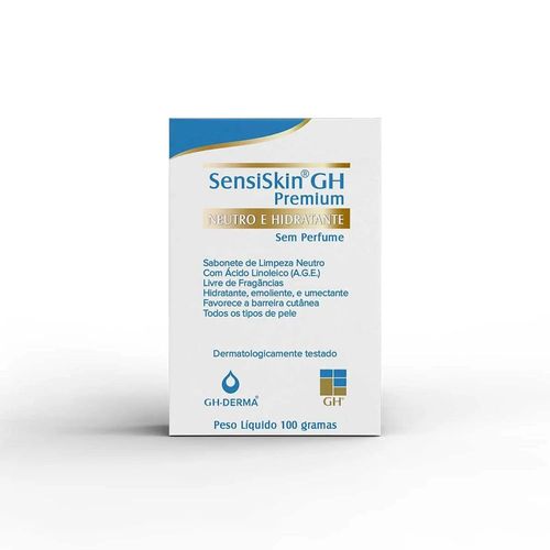 Sabonete Em Barra SensiSkin GH Premium Sem Perfume 100g