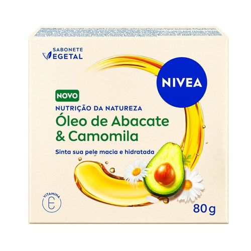 Sabonete Em Barra Nivea Nutrição da Natureza Óleo de Abacate e Camomila 80g