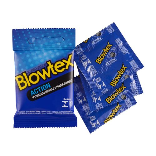 Preservativo Blowtex Action 3 Unidades