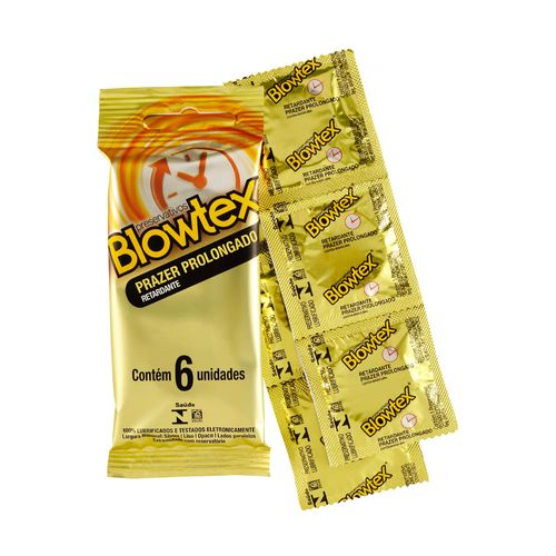 Preservativo Blowtex Retardante 6 Unidades