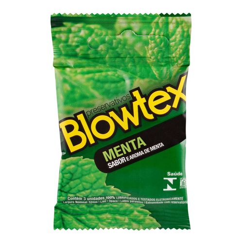 Preservativo Blowtex Menta 3 Unidades