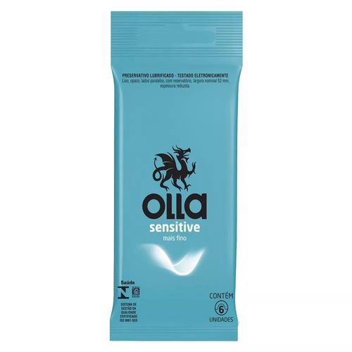 Preservativo Olla Sensitive 6 Unidades