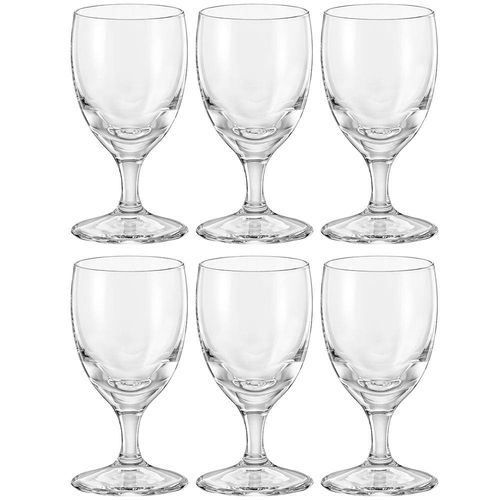 Conjunto de Taças para Licor Bohemia Praline em Cristal 50ml - 6 Peças