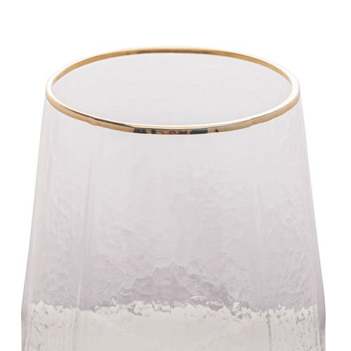 Conjunto de Taças para Vinho Wolff com Fio Ouro Taj 600 ml em Cristal – 2 Peças