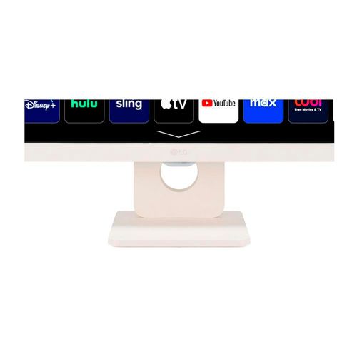 Monitor LG 32” MyView Smart 32SR50F-W com Tela IPS, Full HD, WebOs, Screen Share, HDR10, ThinQ, Air Play 2, Bluetooth, USB e HDMI - Branco