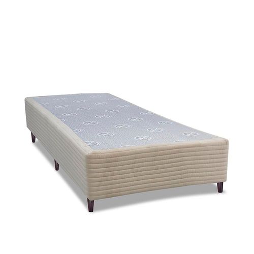 Base Box para Colchão Solteiro Cama inBox Livity 38x88x188cm - Bege