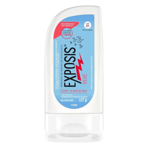 Repelente em Gel Exposis Bebê com 117ml