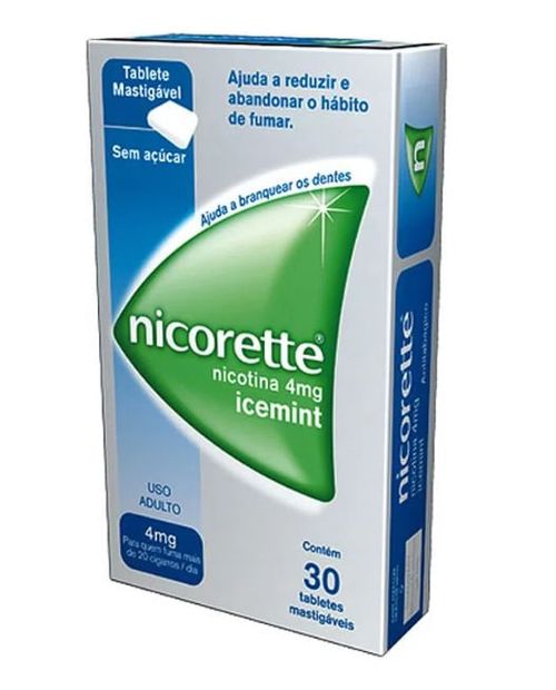 Nicorette Icemint 4mg com 30 Gomas