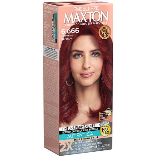 Tintura Maxton 6.666 Vermelho Morango