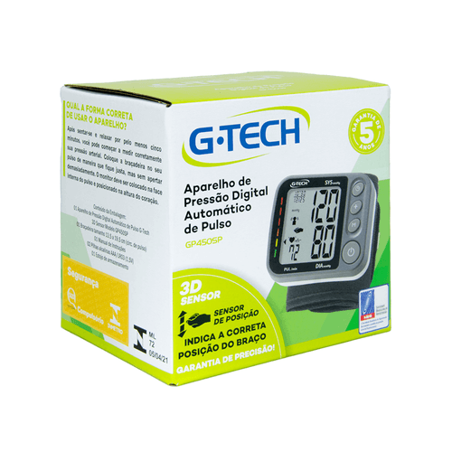 Aparelho de Pressão Digital G-Tech GP450