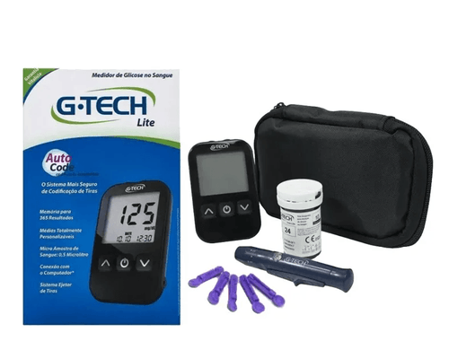 Kit Medidor De Glicose G-Tech Lite