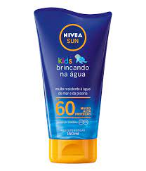 Protetor Solar Nivea Sun Kids Brincando na Água FPS 60 com 150ml