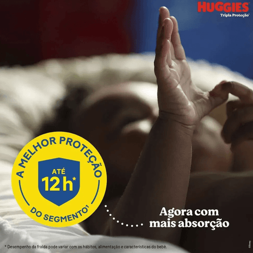 Fralda Huggies Tripla Proteção Meguinha XG 28 unidades