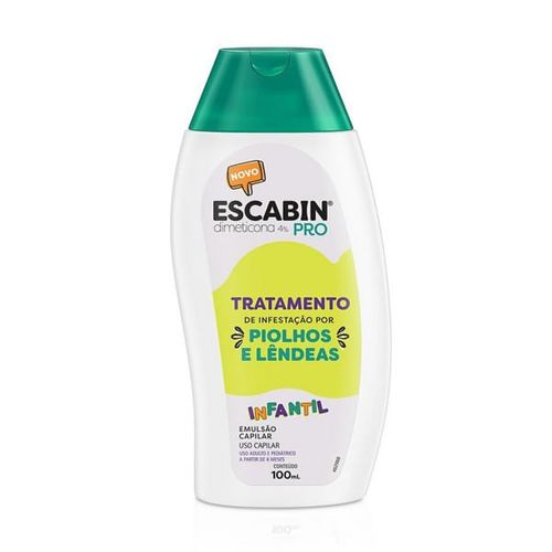 Escabin Capilar Infantil Pro 4% com 100ml