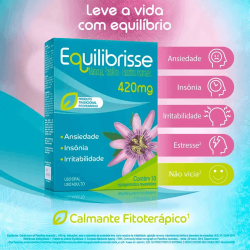 Equilibrisse 420mg com 10 Comprimidos