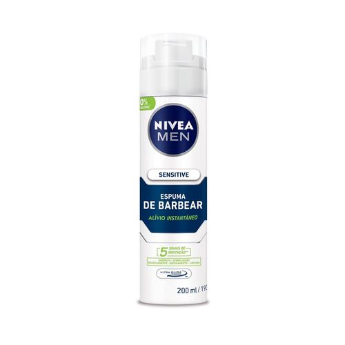 Espuma Barbear Nivea For Men Sensitive 200ml