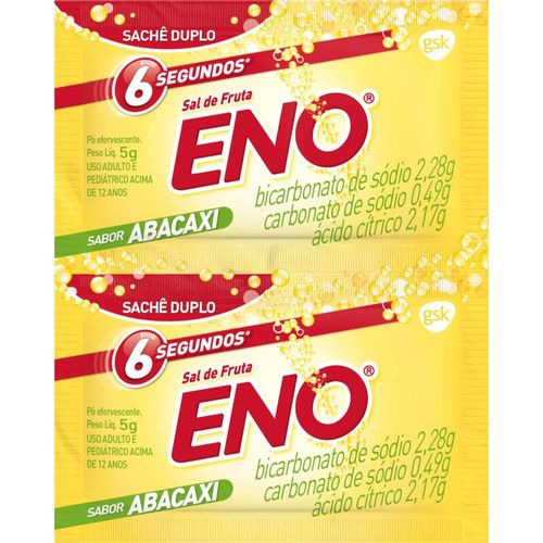 Sal De Fruta Eno Abacaxi 2 Envelopes