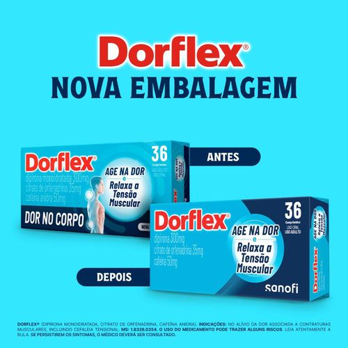 Dorflex Analgésico e Relaxante Muscular 36 Comprimidos