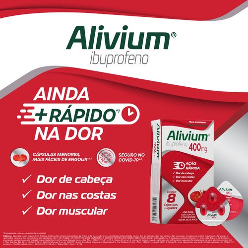 Alivium 400mg 8 Comprimidos