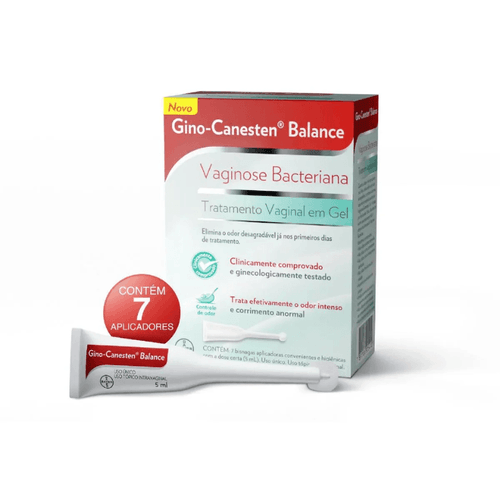 Gino Canesten Balance Gel Vaginal Com 7 Binasga de 5ml
