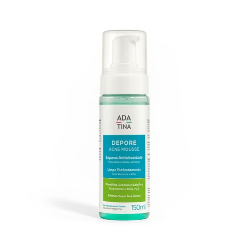 Espuma De Limpeza Facial Depore Acne Mousse Peles Mistas E Oleosas