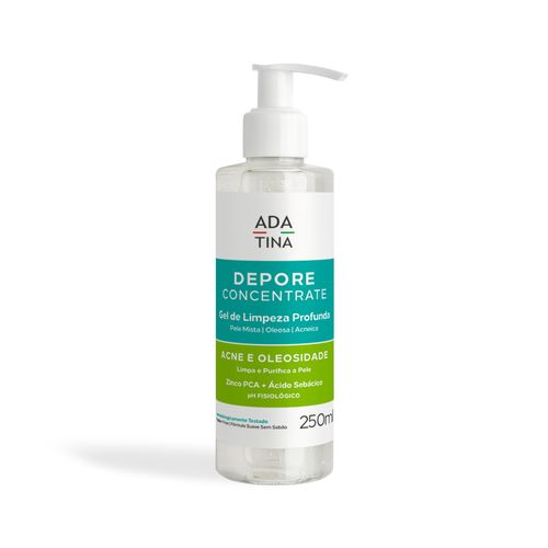 Depore Concentrate Gel de Limpeza Facial para Peles Mistas, Oleosas e Acneicas com Zinco PCA e Ácido Sebácico