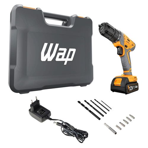Parafusadeira e Furadeira WAP WF12K3.2 Bateria 12V Bivolt