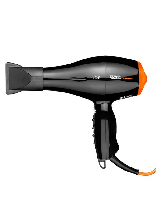Secador de Cabelo Titanium Taiff Preto e Laranja 2100W