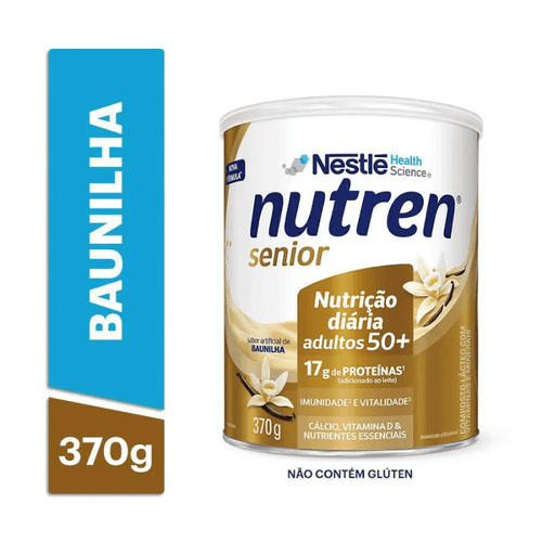 Nutren Senior Suplemento Alimentar Adulto Baunilha 370G