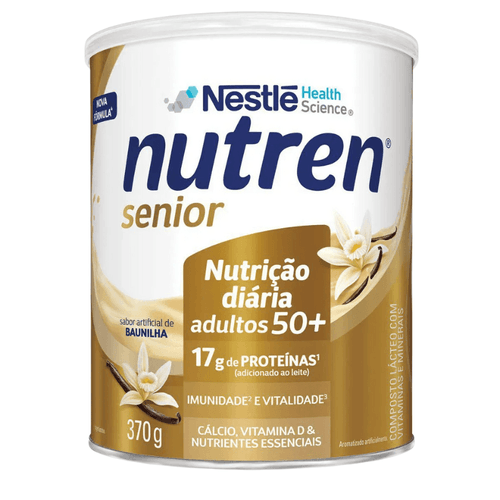 Nutren Senior Suplemento Alimentar Adulto Baunilha 370G