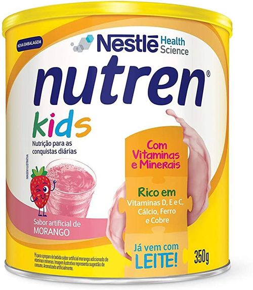 Nutren Kids Sabor Morango Lata com 350G
