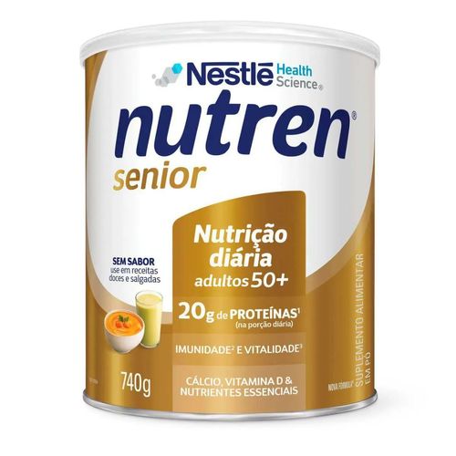 Nutren Senior Suplemento Alimentar Sem Sabor 740G