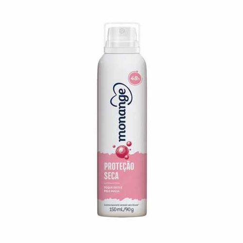 Desodorante Aerossol Monange Proteção Seca Feminino com 150ml