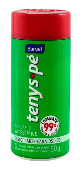 TALCO TENYS PE BARUEL CANFORADO 60G