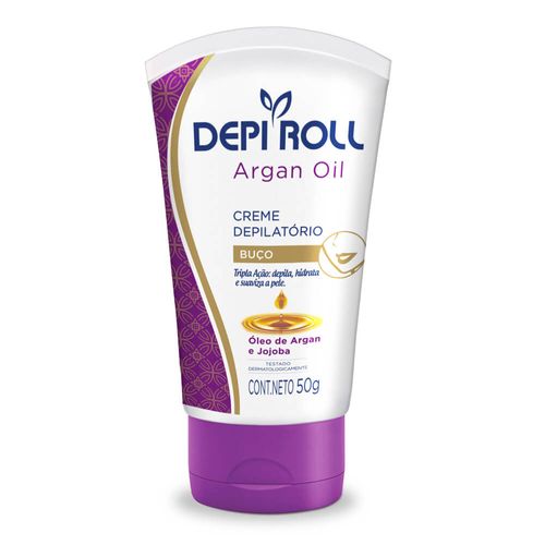 Creme Depilatorio Depilroll Buço Argan 50g