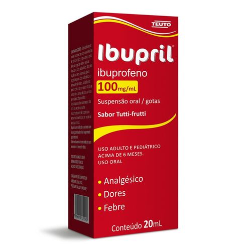 IBUPRIL 100MG/ML Gotas 20ML
