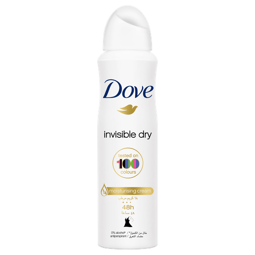 Desodorante Antitranspirante Aerosol Dove Invisible Dry 48h 150mL