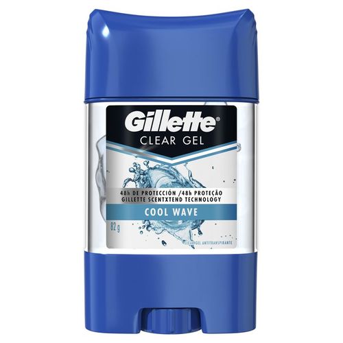 Desodorante Antitranspirante Gillette Clear Gel Cool Wave 82g