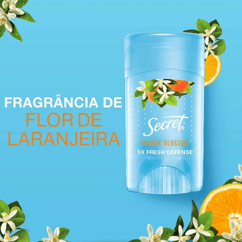 Desodorante Twist Stick Gel Secret Orange Blossom 48h 45g