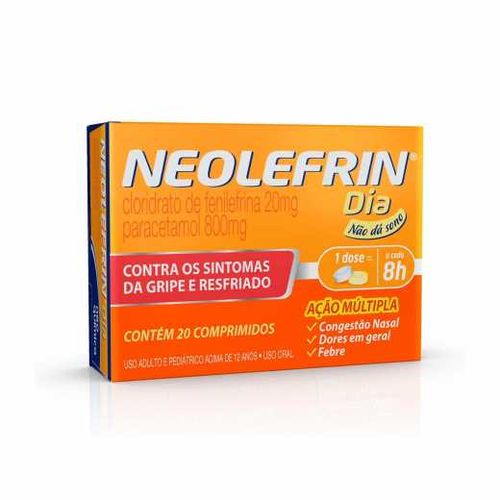 Neolefrin Dia com 20 Comprimidos