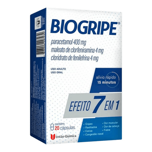 Biogripe 7 em 1 20 cápsulas