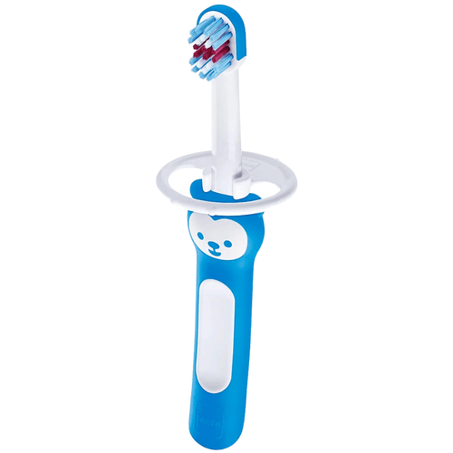 Escova de Dente para Bebês MAM Baby's Brush 6 Meses+ Azul com 1 unidade